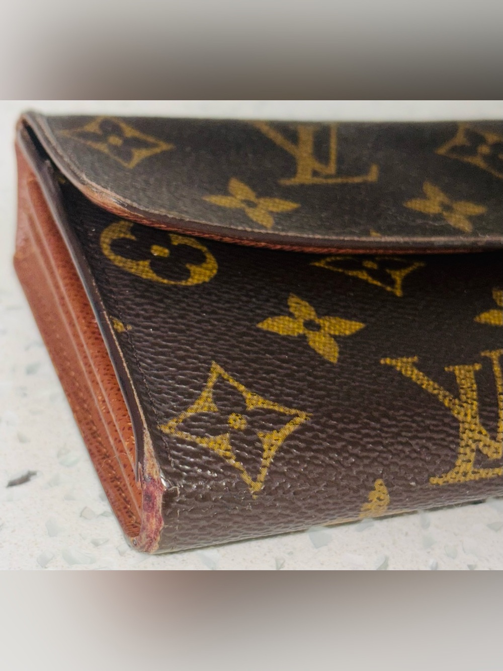Louis Vuitton Emilie Wallet Monogram Canvas Brown Long Wallet Snap Closure LV - Picture 14 of 15